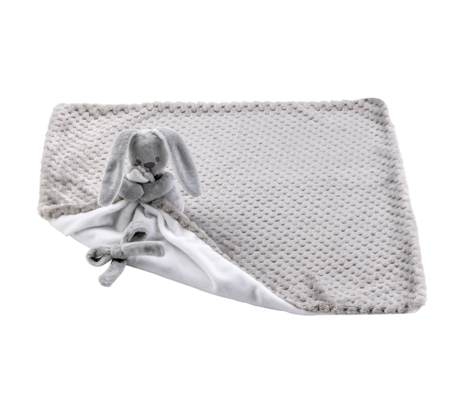  lapidou couverture gris / blanc 50 x 50 cm 